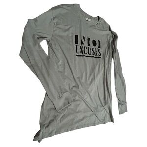 NWT XL LuLaRoe Hudson Gray Crew Neck Long sleeve t-shirt